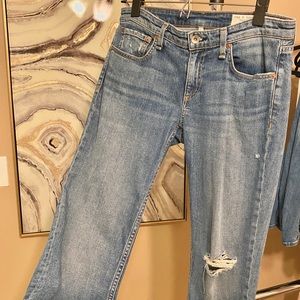 RAG & BONE DRE LOW RISE SLIM BOYFRIEND JEAN NWOT